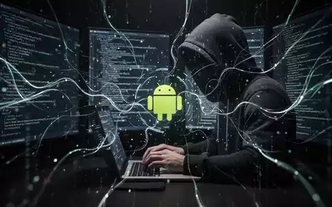 Eine Person mit Kapuze tippt auf einem Laptop, umgeben von leuchtenden digitalen Linien und Code auf dunklen Bildschirmen. - Foto: über boerse-global.de