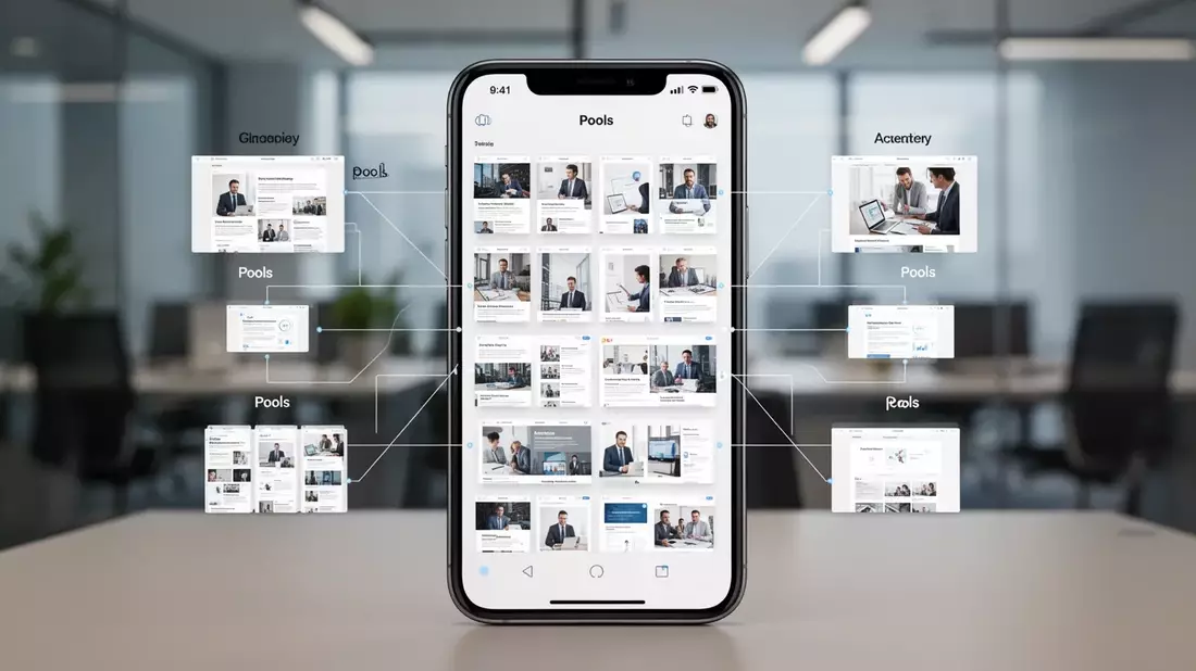 KI-App Pool sortiert iPhone-Screenshots intelligent und verlinkt Quellen