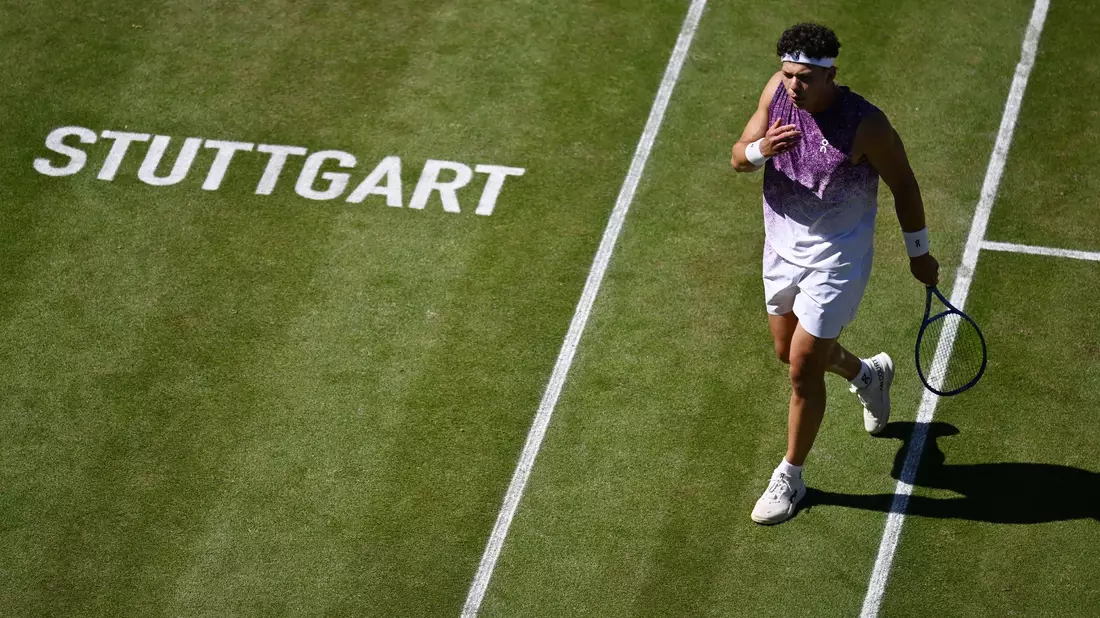 Steht im Finale von Stuttgart: Ben Shelton. - Bild: Marijan Murat/dpa