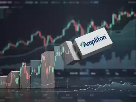 Ein stilisierter Block, der einen Aktienindex darstellt, mit einem leicht abgetrennten Block, der Amplifon symbolisiert. - Foto: über boerse-global.de