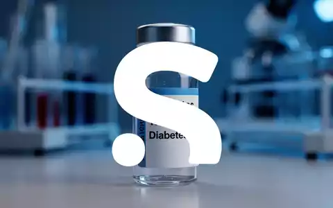 Nahaufnahme einer Medikamentenflasche, die ein neues Medikament gegen Typ-1-Diabetes darstellt, mit medizinischem Hintergrund. - Foto: über boerse-global.de