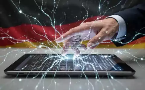 Eine Hand, die über einem Tablet schwebt, auf dem leuchtende neuronale Netzlinien die KI-Textgenerierung symbolisieren. - Foto: über boerse-global.de