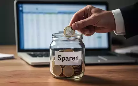Eine Hand legt eine Euro-Münze in ein Sparglas. Im Hintergrund sind unscharfe Finanzdokumente zu sehen. - Foto: über boerse-global.de