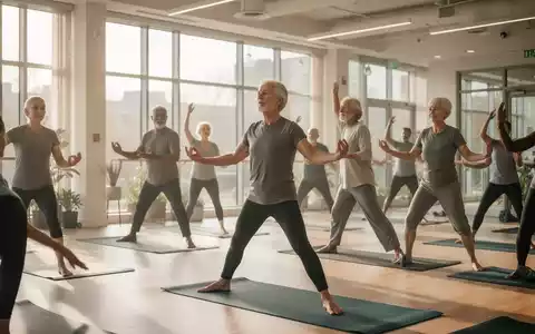 Eine vielfältige Gruppe von Menschen praktiziert Yoga in einem hellen, modernen Raum, der Gesundheit und Bewegung fördert. - Foto: über boerse-global.de