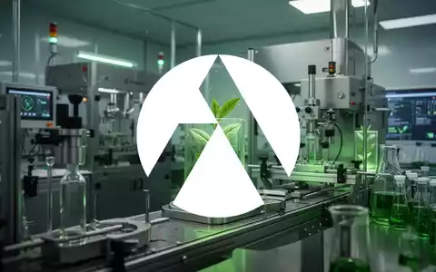 Eine moderne pharmazeutische Einrichtung mit fortgeschrittenen Maschinen und subtiler grüner Beleuchtung, die Innovation und Wachstum andeutet. - Foto: über boerse-global.de