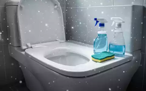 Ein makelloses, modernes Badezimmer mit einem glänzenden Toilettenbecken und Reinigungsmitteln, die Sauberkeit und Effizienz symbolisieren. - Foto: über boerse-global.de