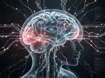 Abstrakte Darstellung von Gehirnschaltkreisen und neuronalen Pfaden, die Forschung zu chronischen Schmerzen symbolisieren. - Foto: über boerse-global.de