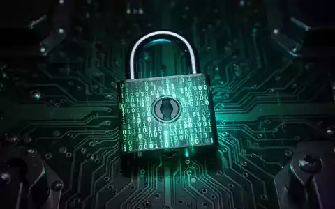 A glowing digital padlock with binary code over a circuit board, symbolizing cybersecurity vulnerabilities and patches. - Foto: über boerse-global.de