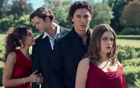 Die College-Serie «Off Campus» beschäftigt derzeit Millionen weltweit. Das sind die Hauptfiguren. Linkes Paar: Allie und Dean (Mika Abdalla und Stephen Kalyn), rechtes Paar: Garrett und Hannah (Belmont Cameli und Ella Bright). - Foto: -/PrimeVideo/dpa