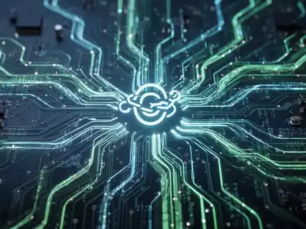 A stylized circuit board with glowing data streams, symbolizing data management, system diagnostics, and data recovery. - Foto: über boerse-global.de