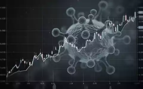 Ein fallender Börsenkurs-Graph, der ein 51-prozentiges Minus über ein Jahr anzeigt, mit einem subtilen molekularen Hintergrund. - Foto: über boerse-global.de