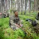 Zugführer Philip und seine Männer des Zuges «Bravo». - Bild: Kay Nietfeld/dpa