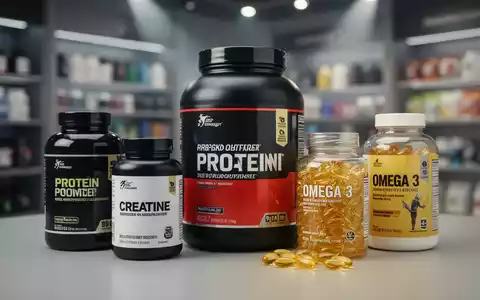 Nahaufnahme verschiedener Nahrungsergänzungsmittel wie Proteinpulver, Kapseln und Tabletten, die auf einer Oberfläche angeordnet sind. - Foto: über boerse-global.de