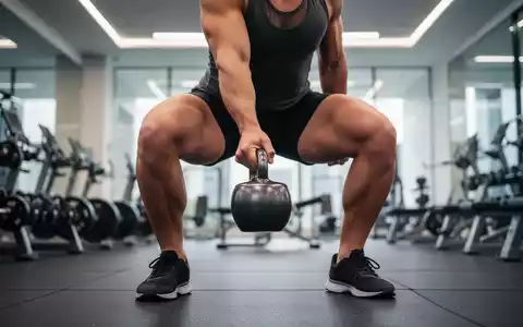 Eine Person führt eine Goblet-Kniebeuge aus, wobei die Gesäßmuskulatur und die Knie ausgerichtet sind, in einem Fitnessstudio. - Foto: über boerse-global.de