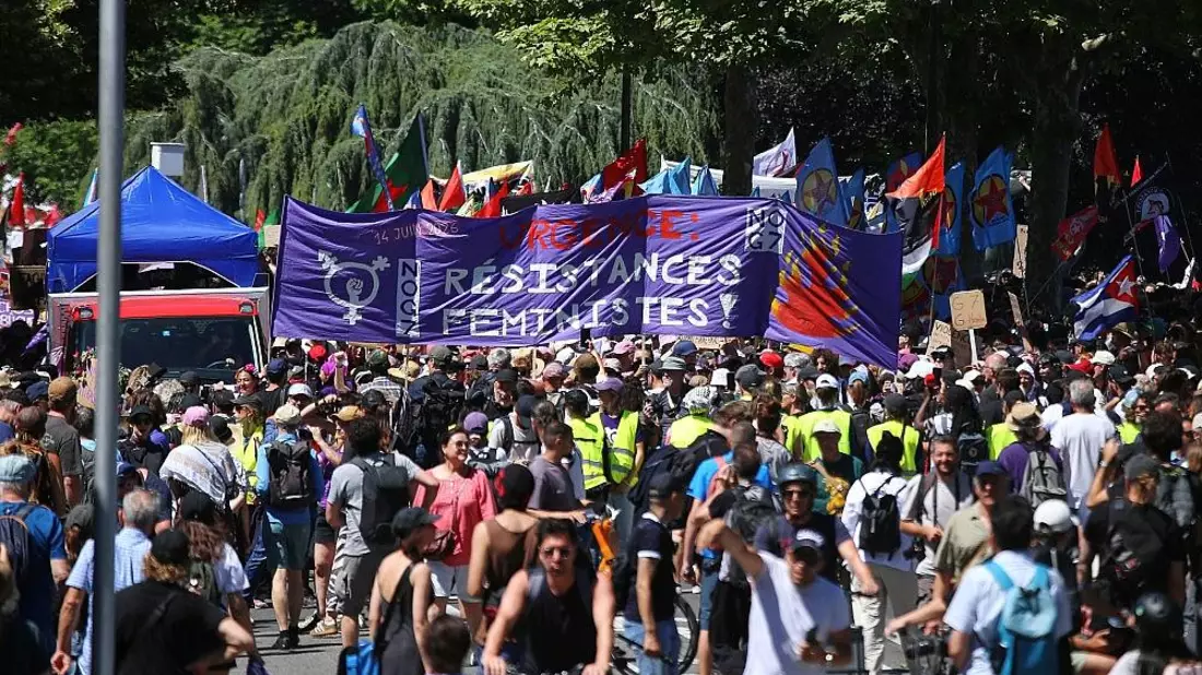 Tausende bei Anti-G7-Protest in Genf