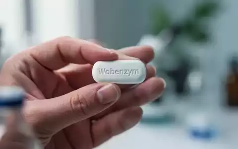 Eine Hand hält eine einzelne weiße Tablette vor einem unscharfen Hintergrund, der medizinische Forschung oder natürliche Heilung andeutet. - Foto: über boerse-global.de