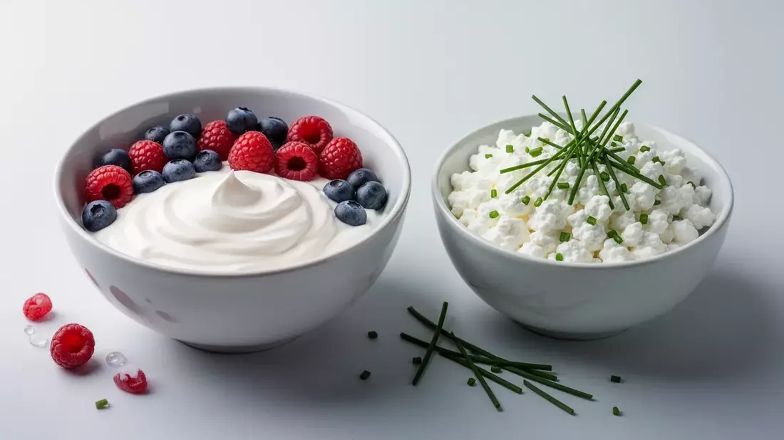 Hüttenkäse vs. griechischer Joghurt: Der Protein-Vergleich
