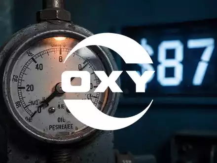 Ein fallender Zeiger auf einem Öldruckmesser, im Hintergrund eine digitale Anzeige mit „$87“. - Foto: über boerse-global.de