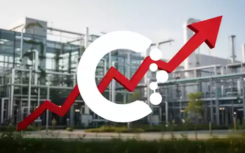Roter Abwärtspfeil auf einem Diagramm, der einen Rückgang von 53 Prozent seit Jahresbeginn für Carbios-Aktien symbolisiert. - Foto: über boerse-global.de