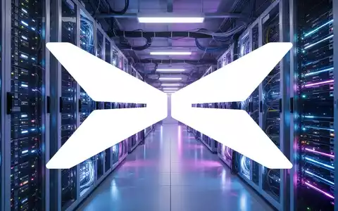 Ein riesiger Serverraum mit Reihen von leuchtenden Hochleistungs-Computer-Racks für KI-Rechenzentren. - Foto: über boerse-global.de
