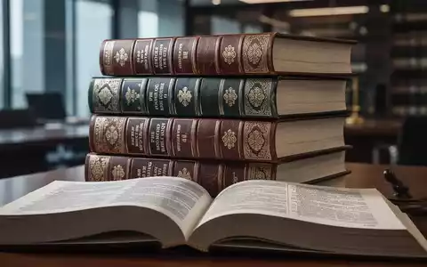 Ein Stapel dicker juristischer Fachbücher zur Betriebsverfassung und Mitbestimmung in einem professionellen Umfeld. - Foto: über boerse-global.de