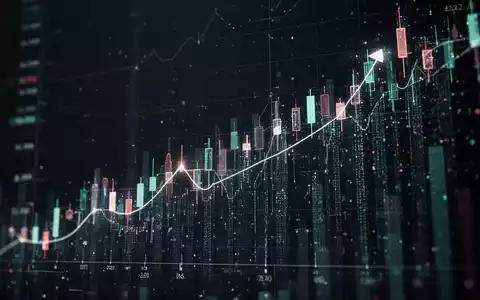 Abstrakte Darstellung von finanziellem Datenwachstum oder einem digitalen Börsenchart, der einen Aufwärtstrend andeutet. - Foto: über boerse-global.de