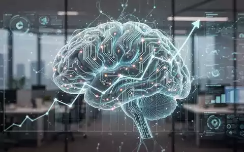 Ein stilisiertes, leuchtendes Gehirn aus neuronalen Netzen und Schaltkreisen, das Wachstum und technologische Innovation darstellt. - Foto: über boerse-global.de