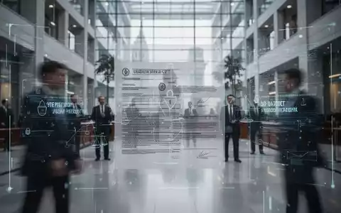 Abstrakte Darstellung von Gesetzestexten oder einem Gesetzgebungsverfahren mit verschwommenen Figuren in einem Regierungsgebäude. - Foto: über boerse-global.de