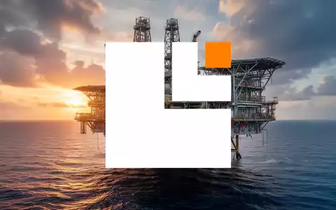 Eine riesige Offshore-Ölplattform von Aker Solutions bei Sonnenaufgang, die auf einem ruhigen Meer steht. - Foto: über boerse-global.de