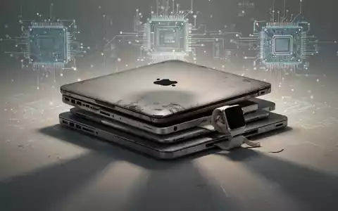 Older Apple devices—MacBook Pro, iPad, Apple Watch—stacked, symbolizing the end of software support for legacy hardware. - Foto: über boerse-global.de