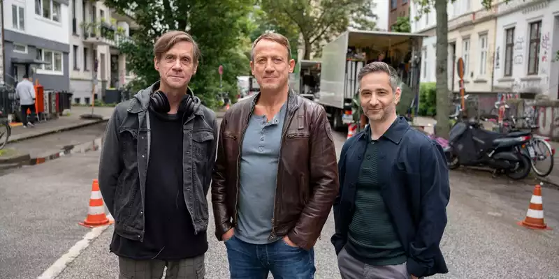 Dreh für neuen NDR-„Tatort“ Bundespolizei: „Paranoia“ mit Wotan Wilke Möhring und Denis Moschitto - Foto: presseportal.de