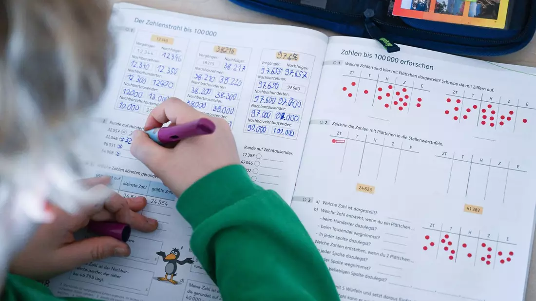Lernen ist für einige Kinder in der Schule gar nicht so einfach. (Symbolbild) - Bild: Bernd Weißbrod/dpa