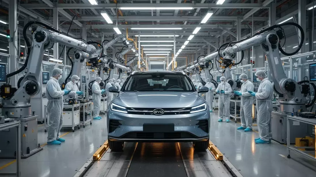 BYD Shares Slide on Pentagon Blacklist Despite Record Exports and Tang EV Pre-Orders