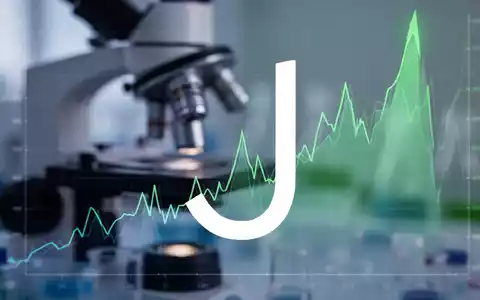 Ein Börsendiagramm mit einem deutlichen Aufwärtstrend für die Jasper Therapeutics-Aktie, im Hintergrund verschwommenes Laborgerät. - Foto: über boerse-global.de