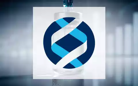 Eine einzelne pharmazeutische Durchstechflasche oder Spritze mit einem verschwommenen Hintergrund, der einen Börsenchart andeutet. - Foto: über boerse-global.de