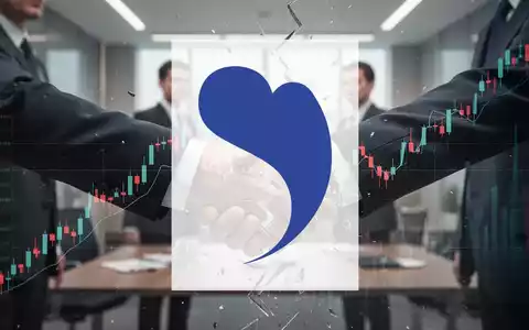 Eine stilisierte Illustration eines abgebrochenen Händedrucks zwischen zwei verschwommenen Geschäftsleuten, die einen gescheiterten Deal darstellt. - Foto: über boerse-global.de