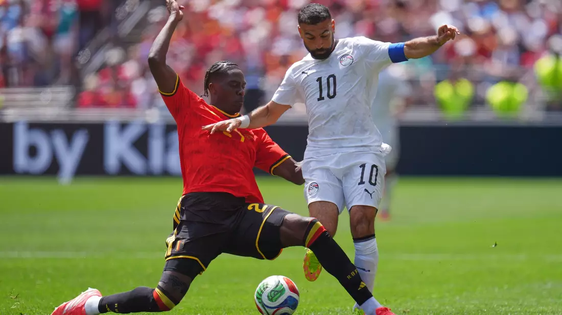 Oft kamen Onana und seine Belgier zu spät. - Bild: Manu Fernandez/AP/dpa