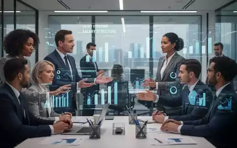 Professionelle Darstellung von Entgelttransparenz in einem modernen Büro, Fokus auf Fairness und Compliance. - Foto: über boerse-global.de