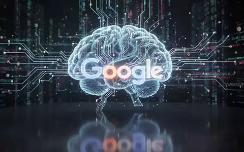 An abstract image of glowing brain-like circuitry interwoven with data streams, symbolizing artificial intelligence and digital search. - Foto: über boerse-global.de