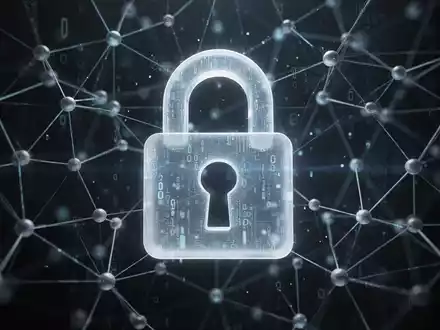 A glowing digital lock icon over a network of data points, symbolizing data privacy and user control over personal information. - Foto: über boerse-global.de