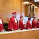 Der zweite Senat verhandelt eine Organklage der Grünen-Fraktion im Bundestag. (Archivbild) - Bild: Uli Deck/dpa