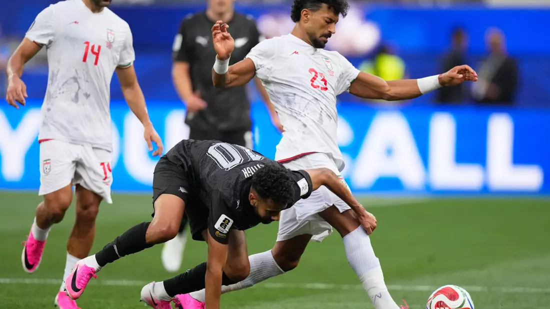 Der Iran erlebte ein sportlich aufregendes Spiel in den USA. - Bild: Mark J. Terrill/AP/dpa