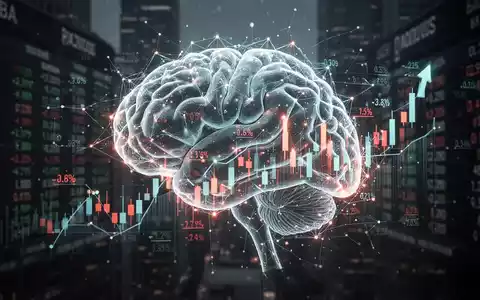 A glowing neural network with financial data overlays, symbolizing OpenAI's financial performance and AI market valuation. - Foto: über boerse-global.de