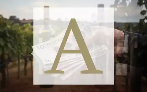 Eine Hand hält einen Stapel kanadischer Dollarnoten vor einem verschwommenen Hintergrund, der an ein Weingut erinnert. - Foto: über boerse-global.de
