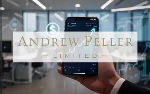 Eine Hand hält ein Smartphone mit einem steigenden Aktienkurs und einem Dollarzeichen. Im Hintergrund ein modernes Büro. - Foto: über boerse-global.de