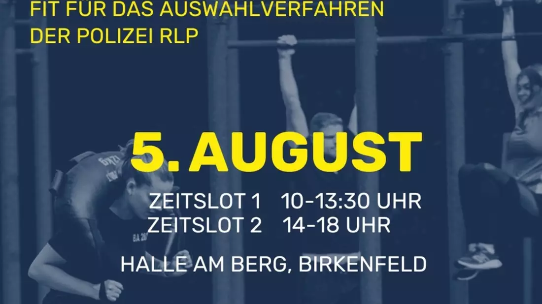 POL-PDTR: Fit für das Auswahlverfahren: Sporttest hautnah erleben - Bild: presseportal.de