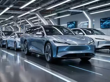 Eine Reihe moderner Elektroautos, die für den deutschen Markt bereitstehen, symbolisieren den Einfluss chinesischer Hersteller und staatliche Förderungen. - Foto: über boerse-global.de