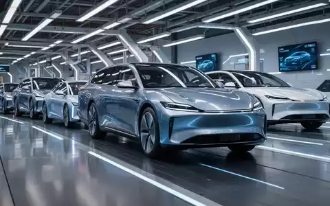 Eine Reihe moderner Elektroautos, die für den deutschen Markt bereitstehen, symbolisieren den Einfluss chinesischer Hersteller und staatliche Förderungen. - Foto: über boerse-global.de