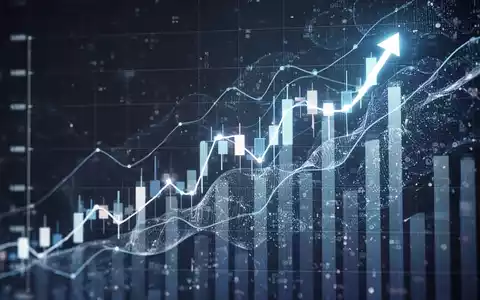 Ein stilisierter, aufwärts gerichteter Börsenchart mit digitalen Mustern, der Wachstum und Potenzial im Technologiesektor darstellt. - Foto: über boerse-global.de