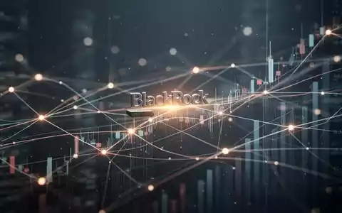 Abstrakte Darstellung von Finanzdaten und Markteinfluss, mit einem prominenten Element, das BlackRocks Anteil an Talanx symbolisiert. - Foto: über boerse-global.de